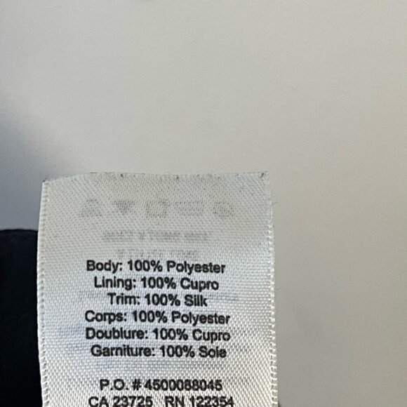 Aritzia Wilfred Allant Pant black crepe cropped lightweight trousers size 4 - Picture 12 of 16